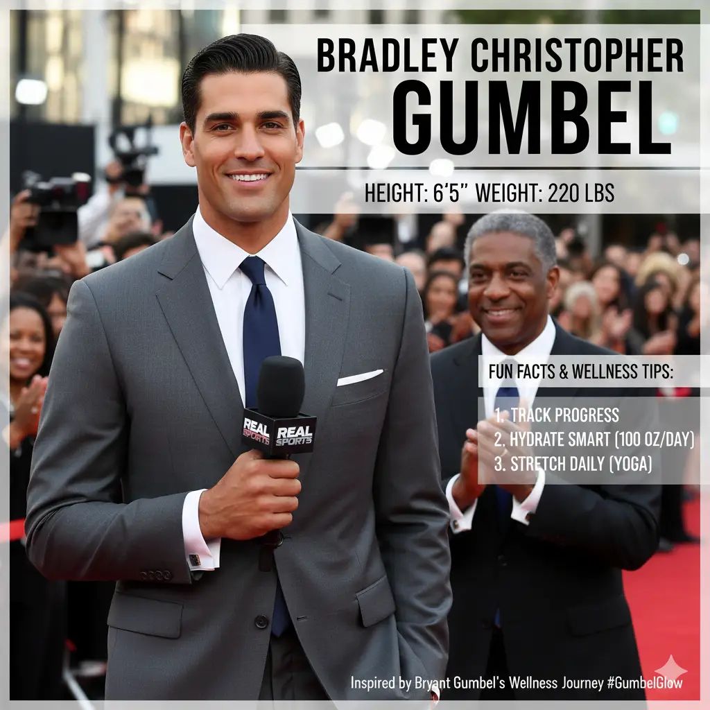 Bradley Christopher Gumbel Height and Weight in Pop Culture Context