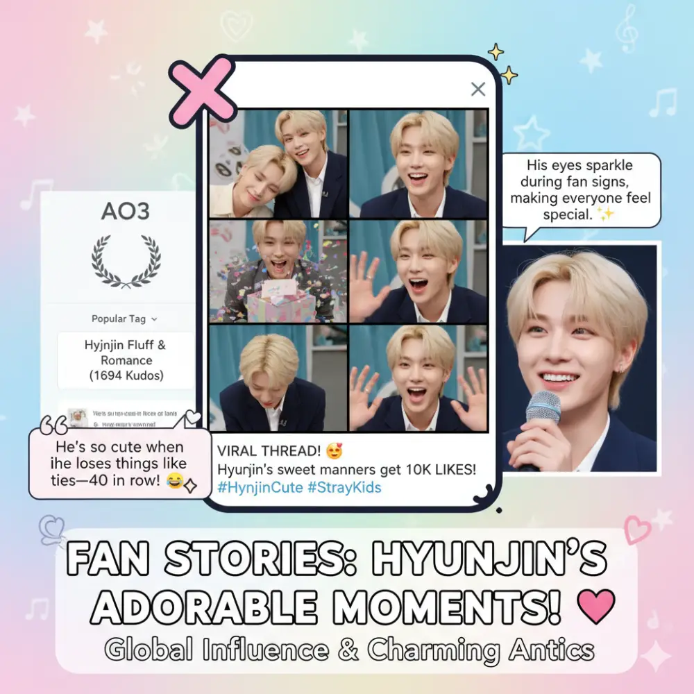 Dive into the world of Hyunjin's cute interactions, as celebrated by fans! See viral posts, fan quotes, and AO3's top-ranked fluffy romances highlighting his endearing personality and global influence.