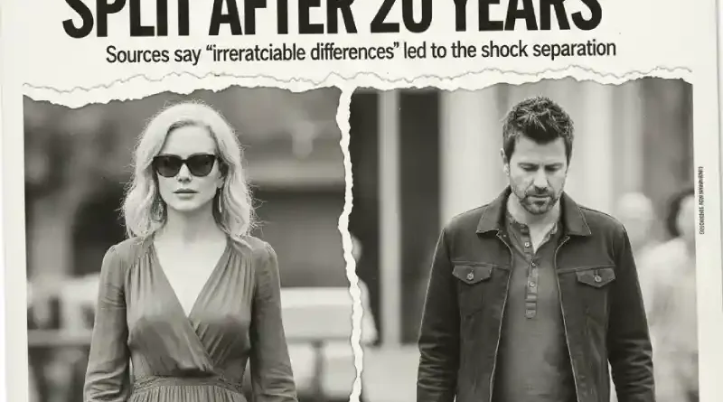 Nicole Kidman and Keith Urban Split After 20 Years