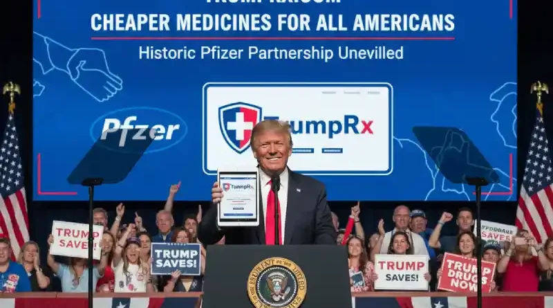President Trump Announces TrumpRx Website for Cheaper Drugs with Pfizer Deal