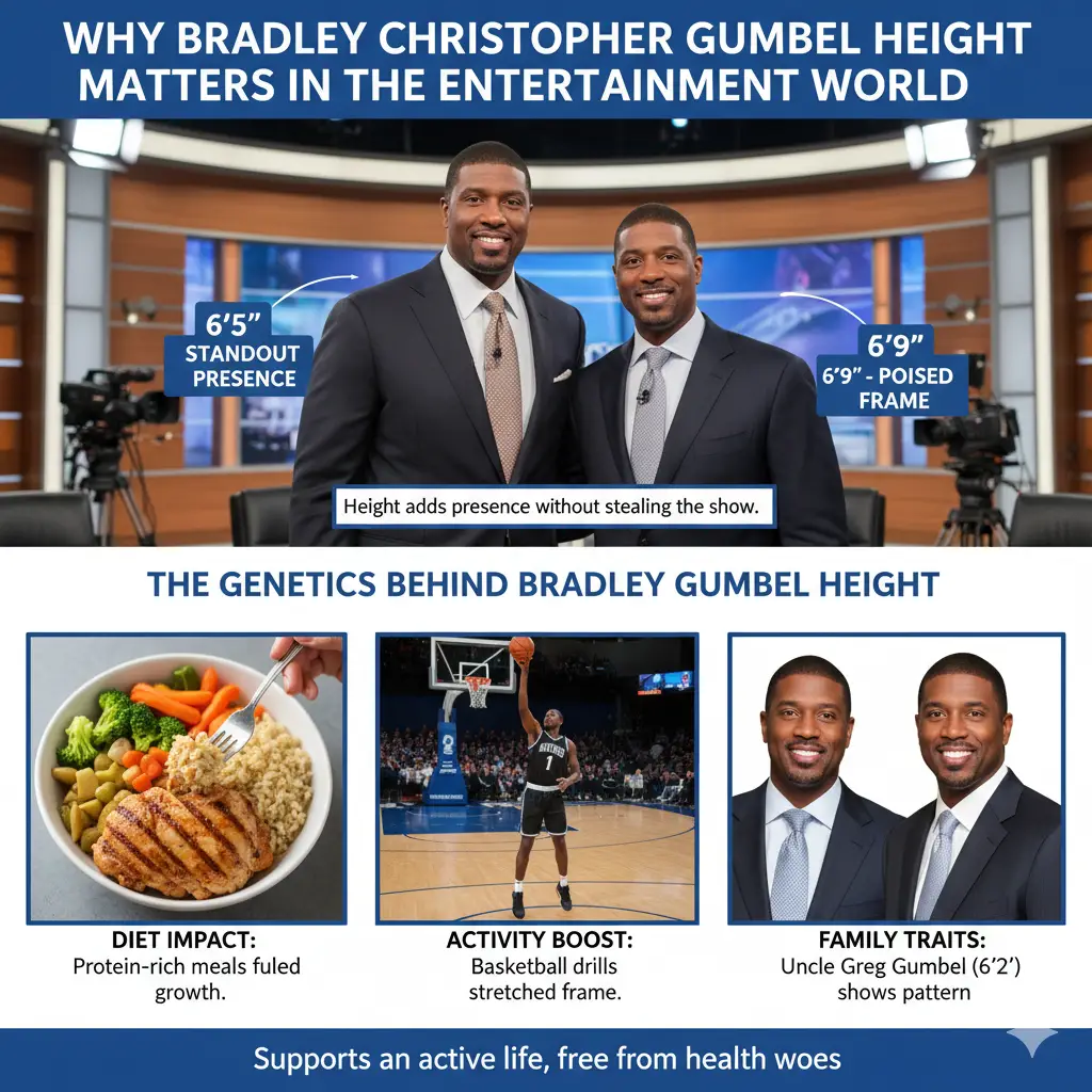 Why Bradley Christopher Gumbel Height Matters in the Entertainment World
