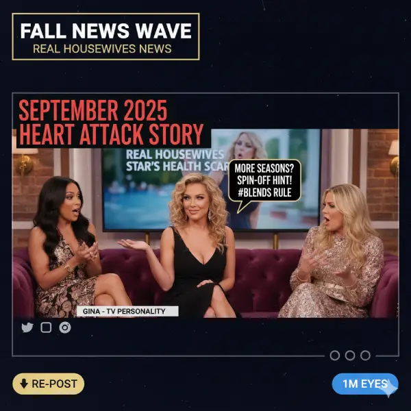 Viral Clip Alert! Real Housewives news is spiking following a September 2025 heart attack story. See the After Show clip that's garnered 1M eyes, featuring Gina teasing more seasons and a possible spin-off hint. The #BlendsRule is trending!
