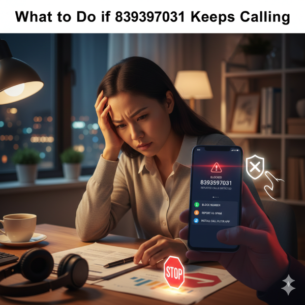 What to Do if 8393597031 Keeps Calling