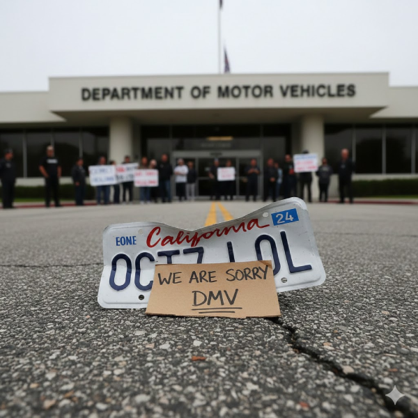 DMV Issues Apology Over License Plate That Mocked Oct 7: What Happened and Why