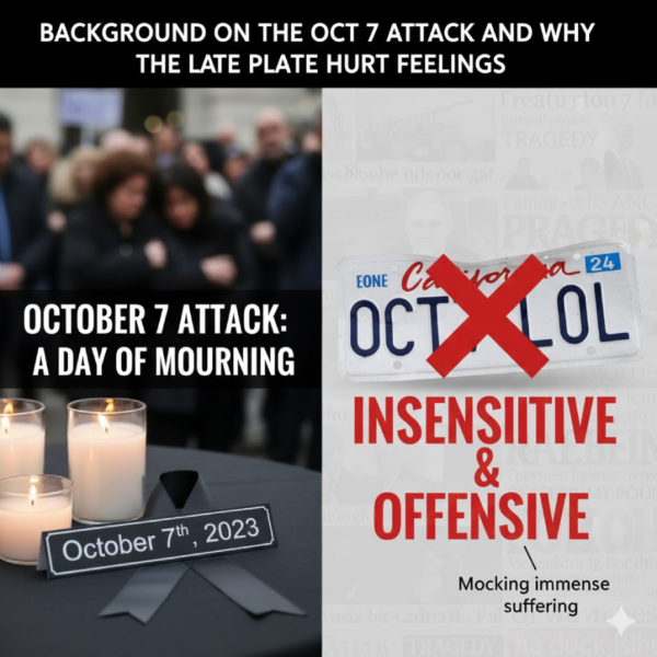 Background on the Oct 7 Attack and Why the Plate Hurt Feelings