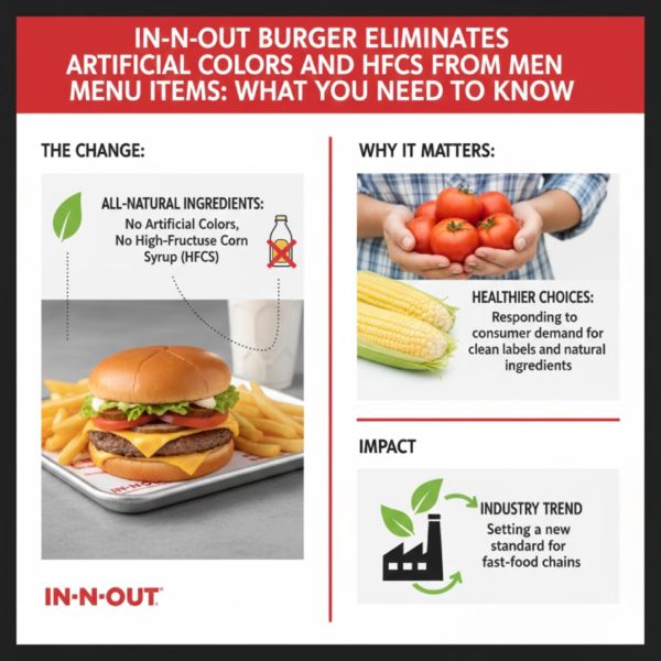 In-N-Out Burger Eliminates Artificial Colors And Hfcs From Menu Items: What You Need to Know