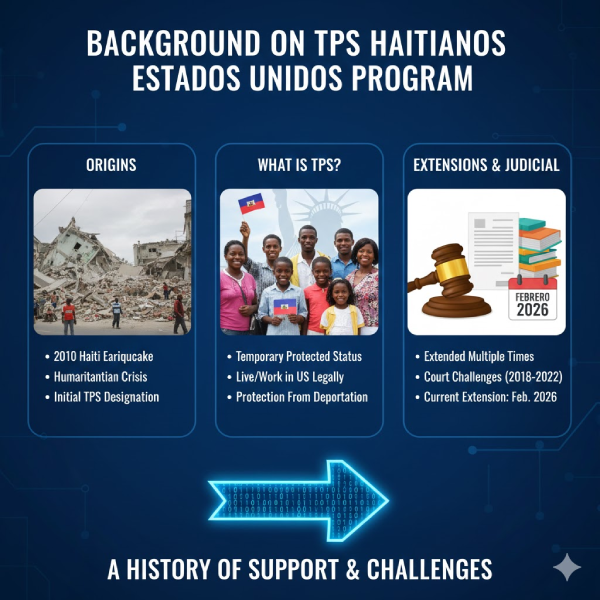 Background on TPS Haitianos Estados Unidos Program