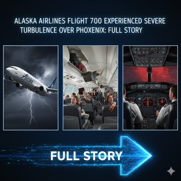 Alaska Airlines Flight 700 Experienced Severe Turbulence Over Phoenix: Full Story