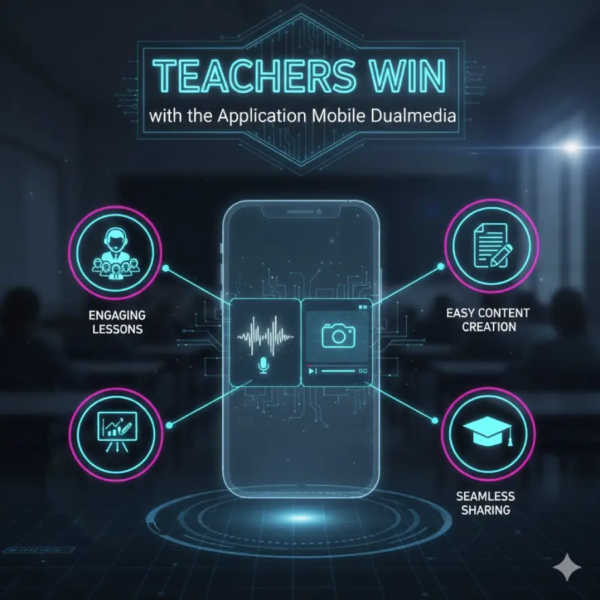 Teachers Win with the Application Mobile Dualmedia