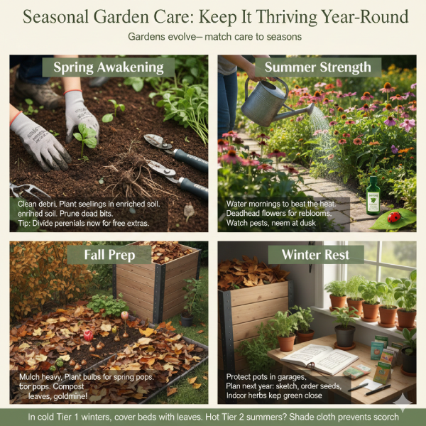 Seasonal Garden Care: Keep It Thriving Year-Round