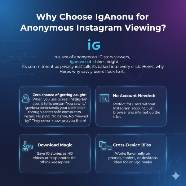 Why Choose IgAnonu for Anonymous Instagram Viewing?