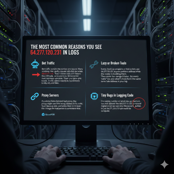 The Most Common Reasons You See 64.277.120.231 in Logs