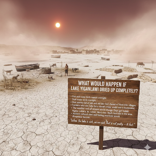 What Would Happen If Lake Yiganlawi Dried Up Completely?