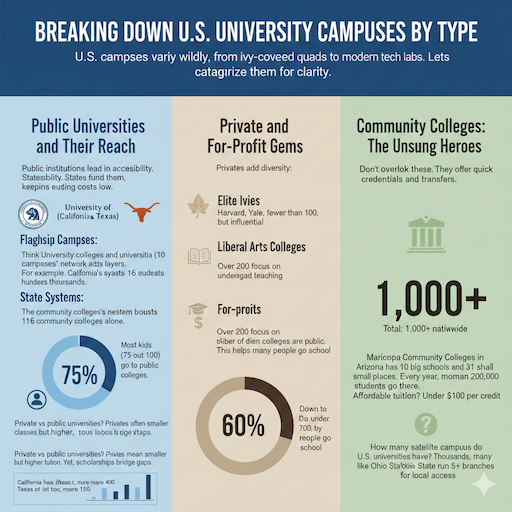 Breaking Down U.S. University Campuses by Type
