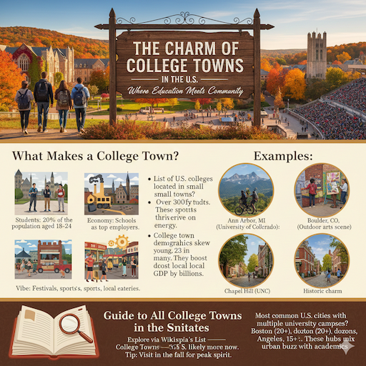 The Charm of College Towns in the U.S.: Where Education Meets Community