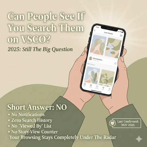Can People See If You Search Them on VSCO?