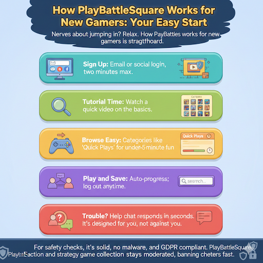 How PlayBattleSquare Works for New Gamers: Your Easy Start