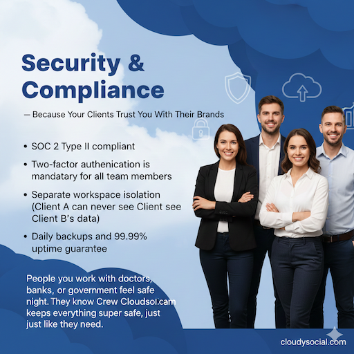 Why Digital Marketing Agencies Choose Crew CloudySocial.com Every Single Day