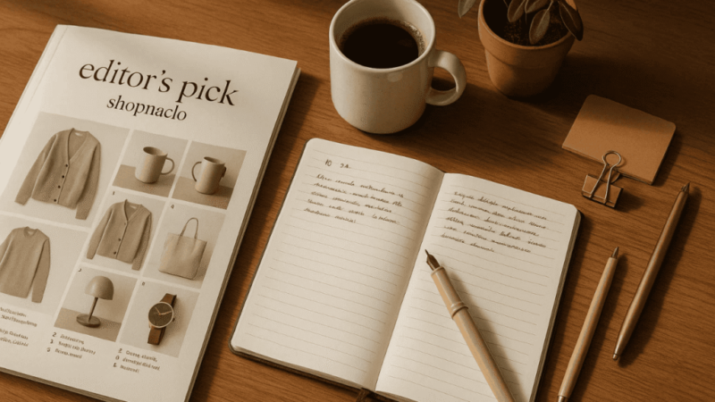 Editor's Pick Shopnaclo: Curated Recommendations for Smart Shoppers